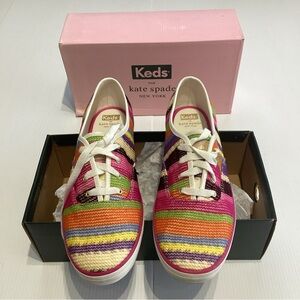 Keds x Kate Spade Double Decker Crochet Slip-On Shoes, Size 11